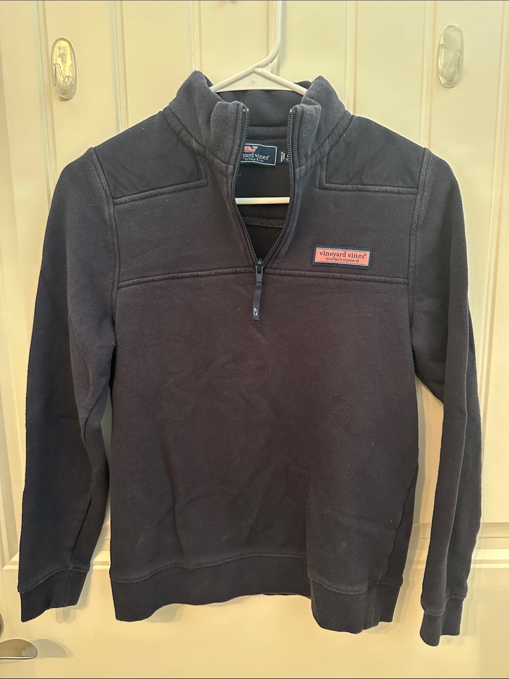 Vineyard Vines Boys Quarter-Zip Pullover - Navy